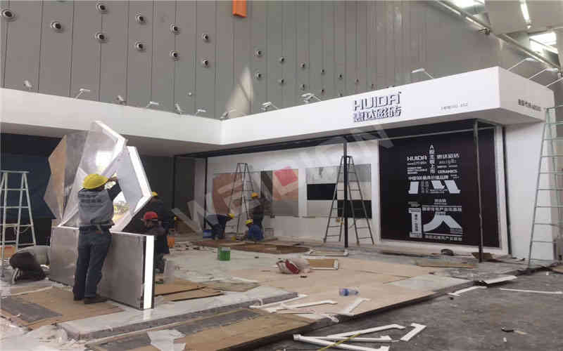 惠達(dá)磁磚設(shè)計周廣州展臺設(shè)計搭建