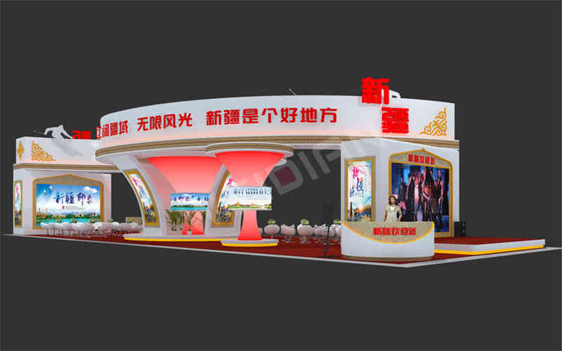 維點(diǎn)展覽裝飾設(shè)計(jì)公司助力新疆廣州國(guó)際旅游展覽會(huì)BITE廣州展臺(tái)設(shè)計(jì)搭建